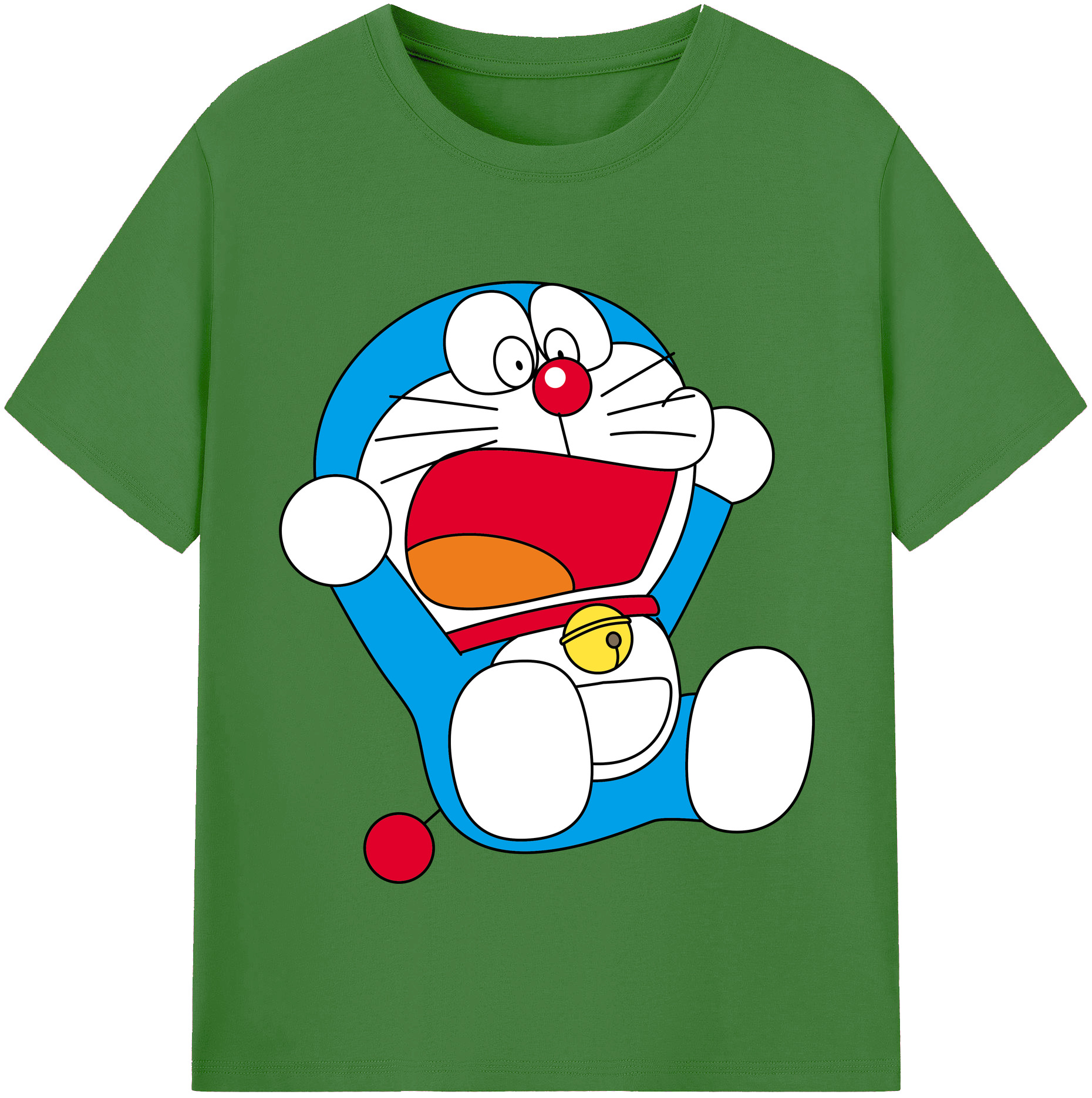 （画像用） ドラえもん Doraemon レディースカジュアルプリントTシャツ（綿100％）